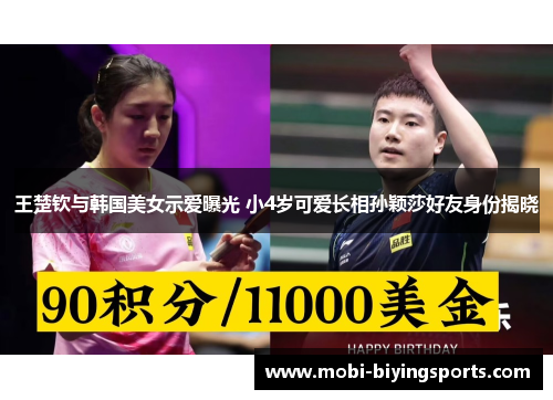 王楚钦与韩国美女示爱曝光 小4岁可爱长相孙颖莎好友身份揭晓