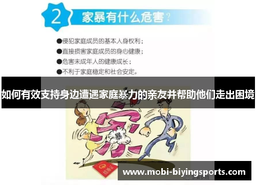 如何有效支持身边遭遇家庭暴力的亲友并帮助他们走出困境