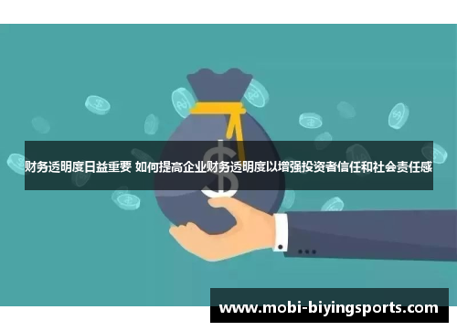 财务透明度日益重要 如何提高企业财务透明度以增强投资者信任和社会责任感