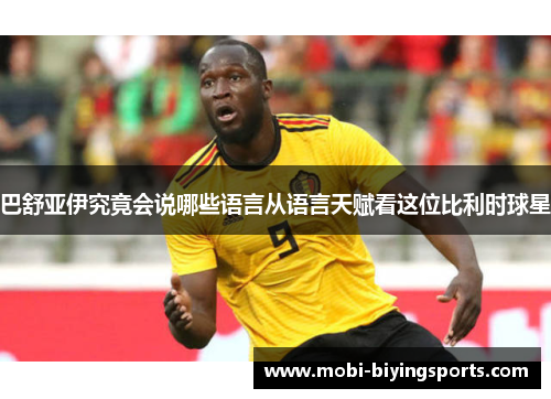 巴舒亚伊究竟会说哪些语言从语言天赋看这位比利时球星